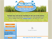 Tablet Screenshot of mulligansfamilyfun.com